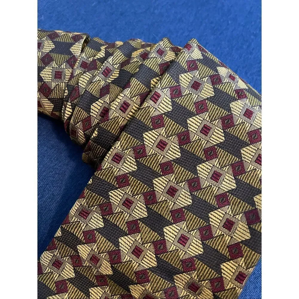 Vintage Robert Talbott Nordstrom Men’s Geometric Style Silk Tie